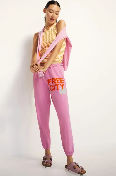FREECITY sweatpant - Pinkshroom sold by Care Tucker