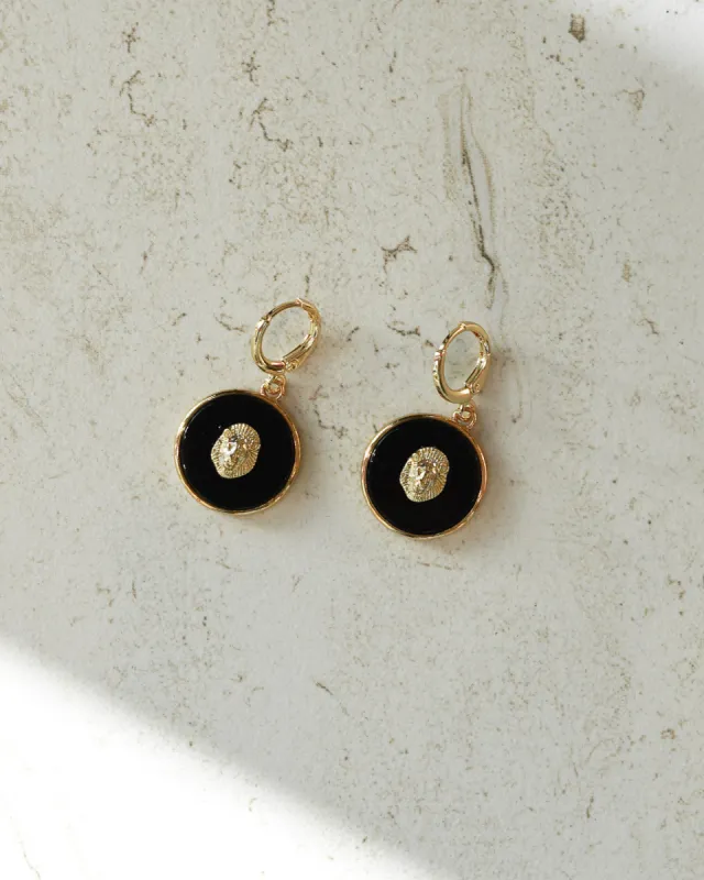 Lion Head Charm Earrings sold by Care Tucker