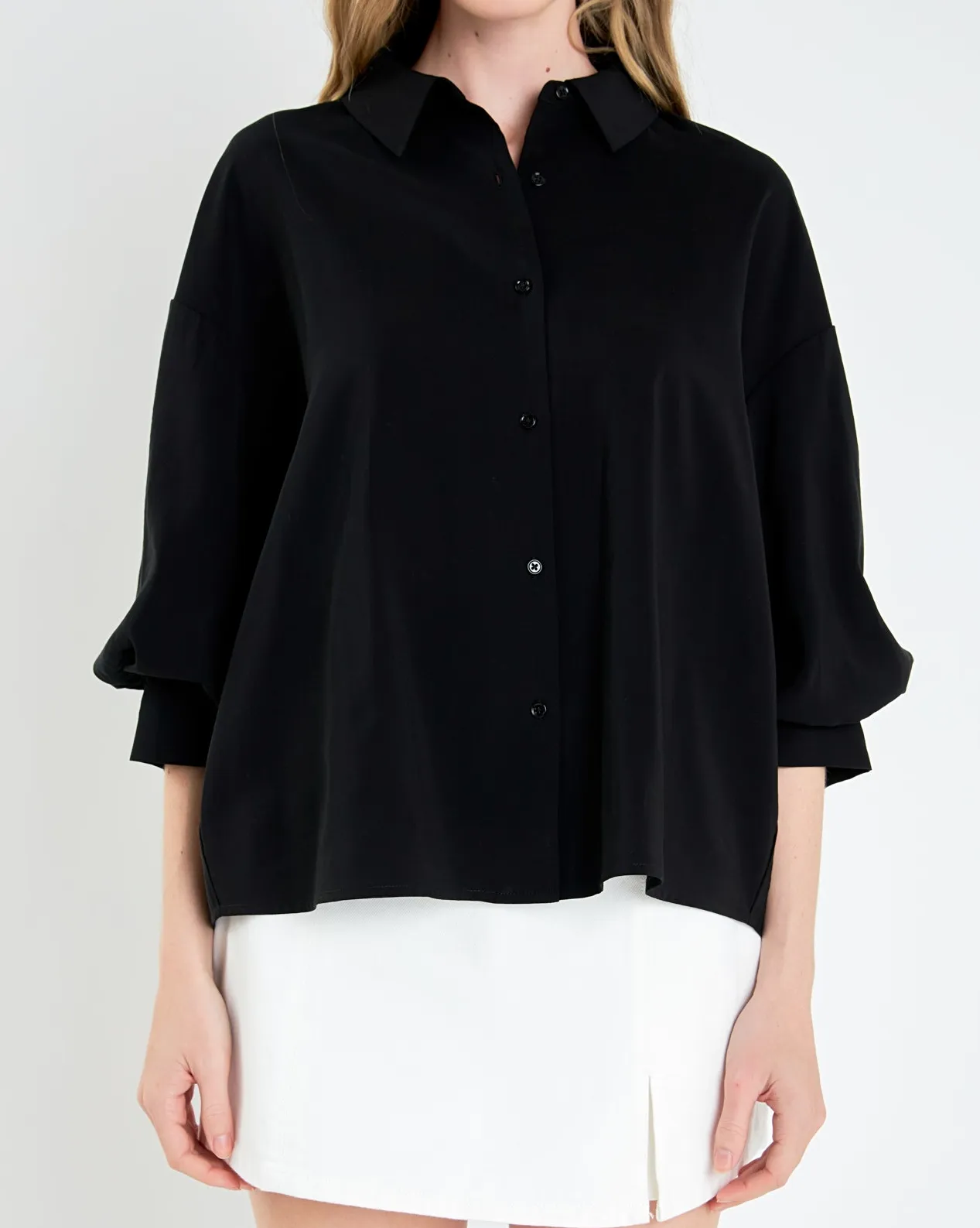 BALLOON SLEEVE BLOUSE sold by Care Tucker product image thumbnail 2