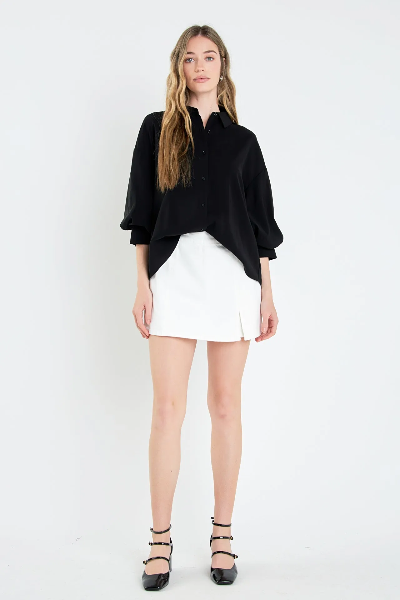 BALLOON SLEEVE BLOUSE sold by Care Tucker product image thumbnail 3