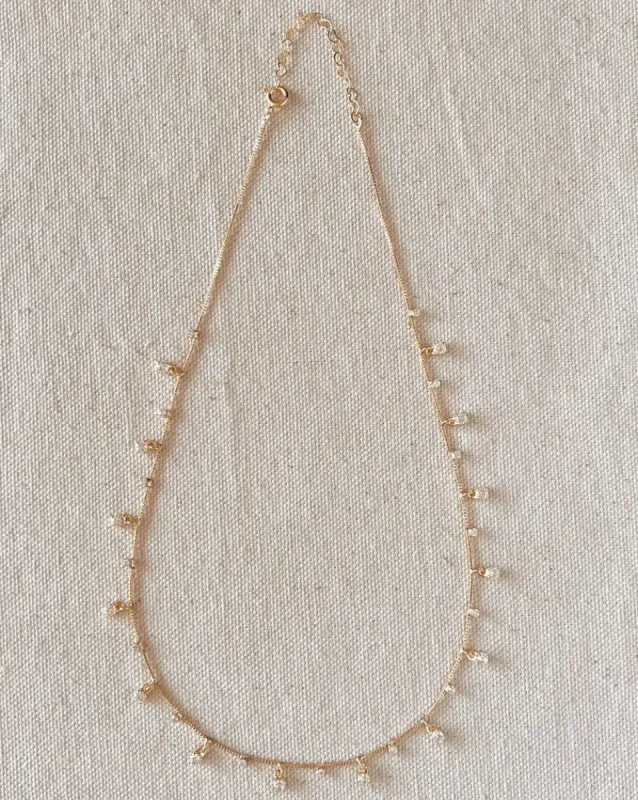 18k Gold Filled Sparkling Necklace sold by Care Tucker
