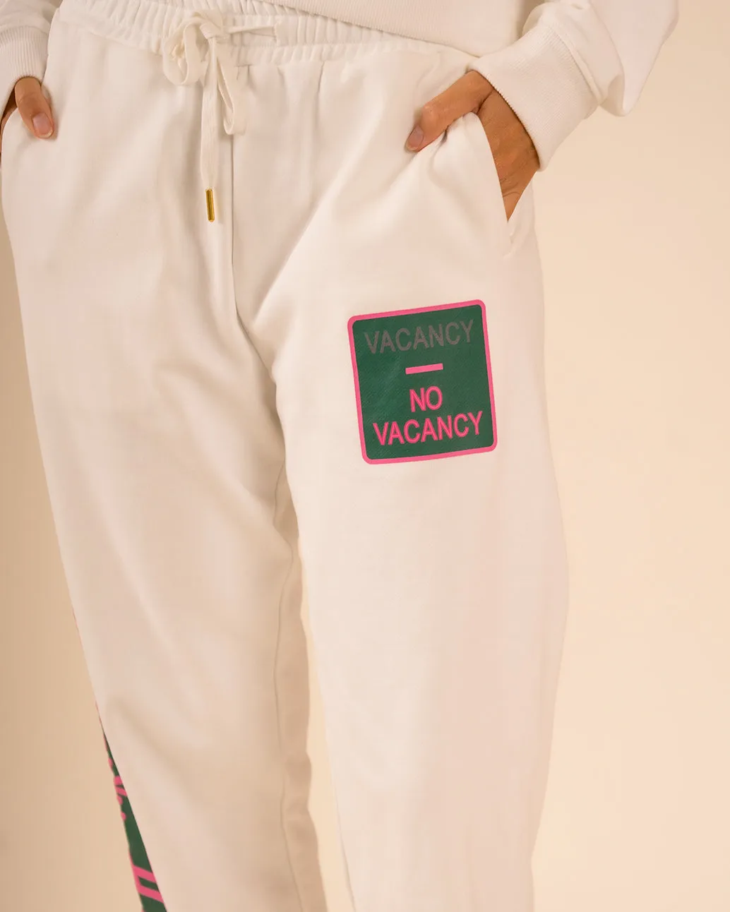Classic Sweatpant Beverly Hills White sold by Care Tucker product image thumbnail 3