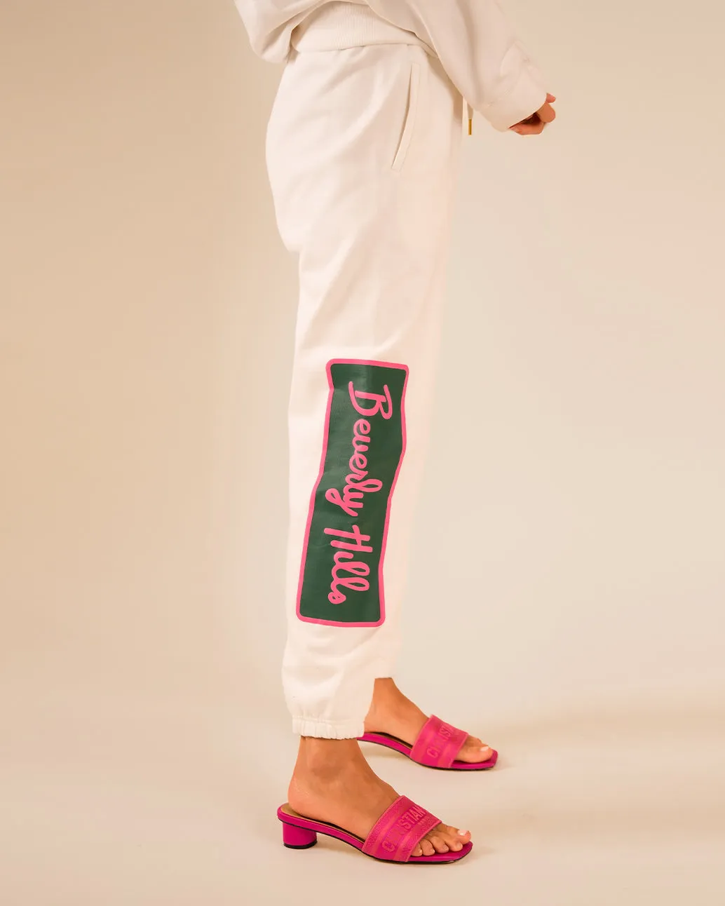 Classic Sweatpant Beverly Hills White sold by Care Tucker product image thumbnail 2