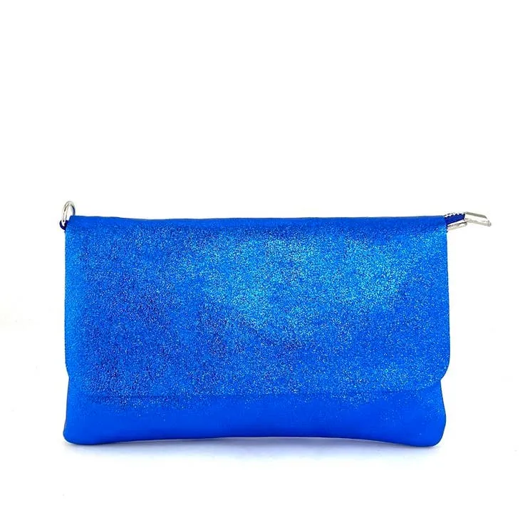 Classic Genuine Leather Metallic Clutch Crossbody sold by Care Tucker product image thumbnail 4