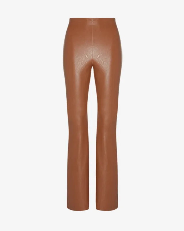 Faux Leather Flare Leggings sold by Care Tucker