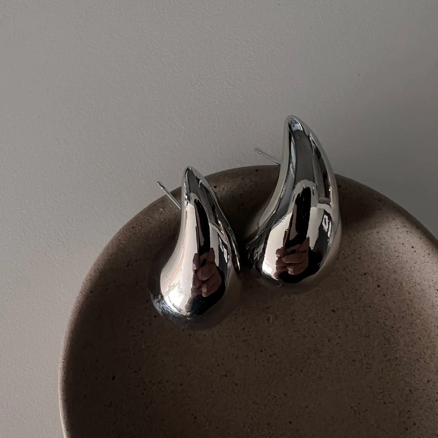 Droplet Chunky Earrings sold by Care Tucker product image thumbnail 2