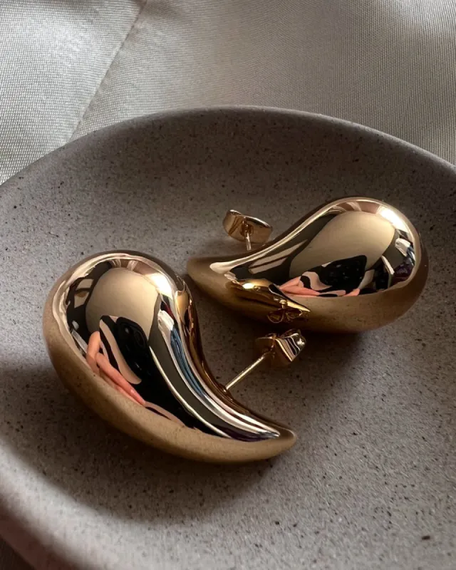 Droplet Chunky Earrings sold by Care Tucker