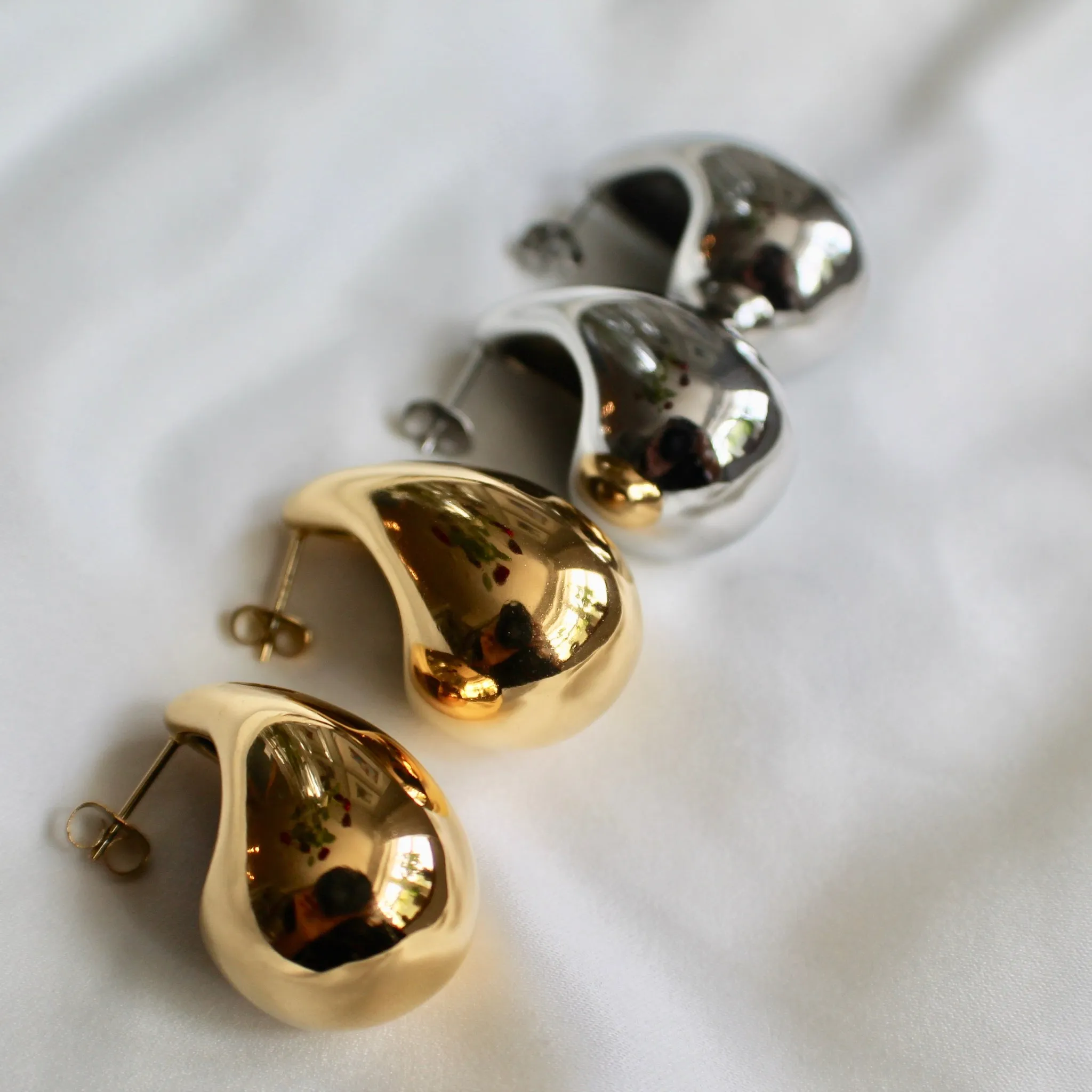 Droplet Chunky Earrings sold by Care Tucker product image thumbnail 5