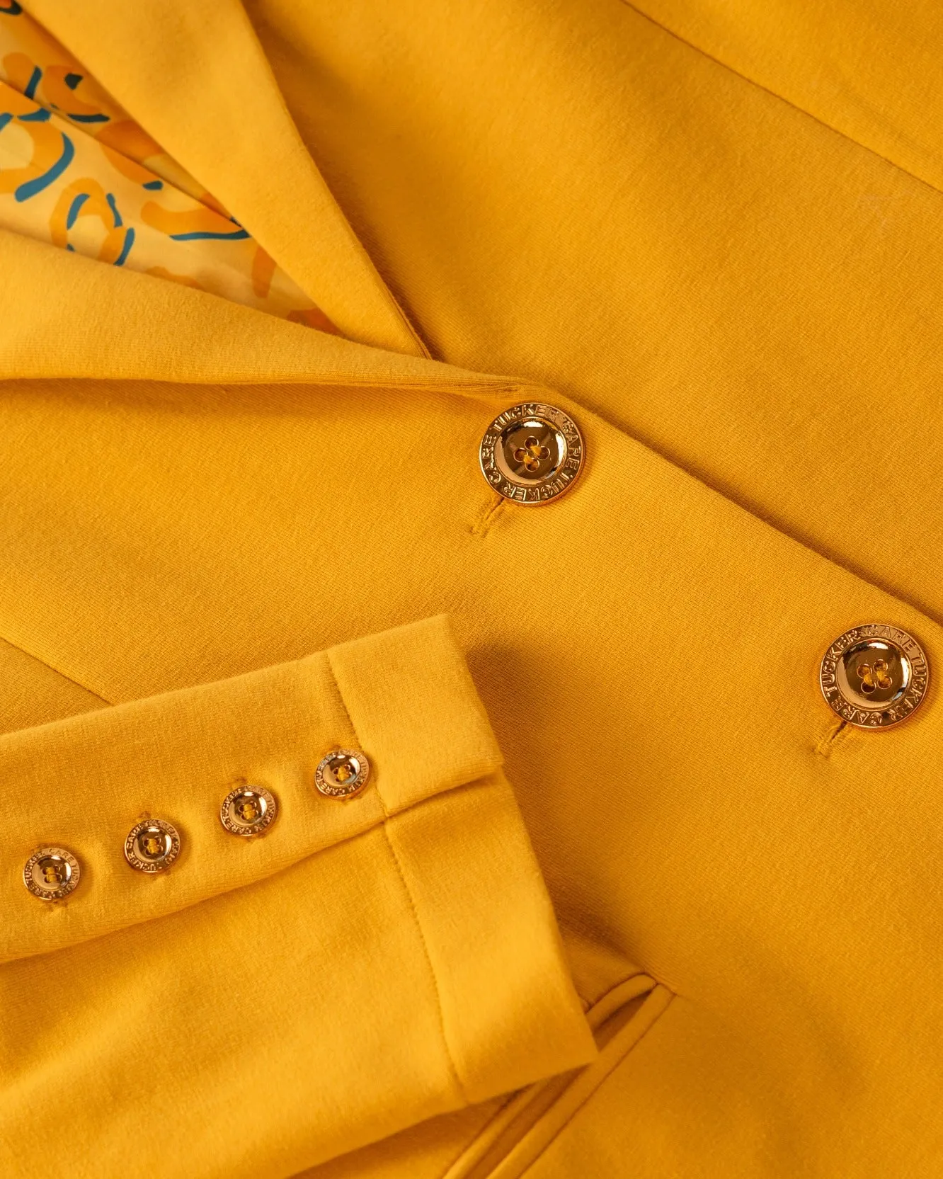 Morrison Interlock Blazer Canary sold by Care Tucker product image thumbnail 4