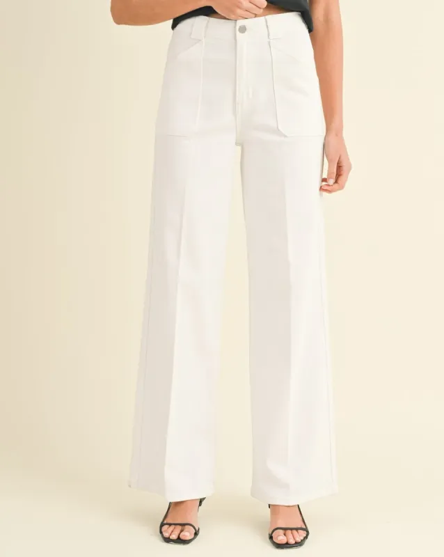 Colette PATCH POCKET WIDE LEG sold by Care Tucker