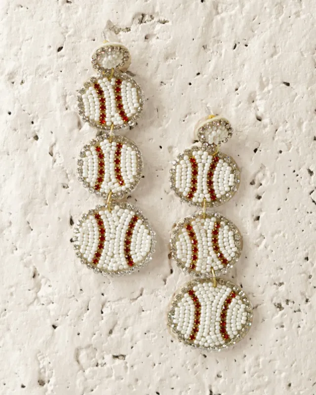 Baseball Earrings sold by Care Tucker