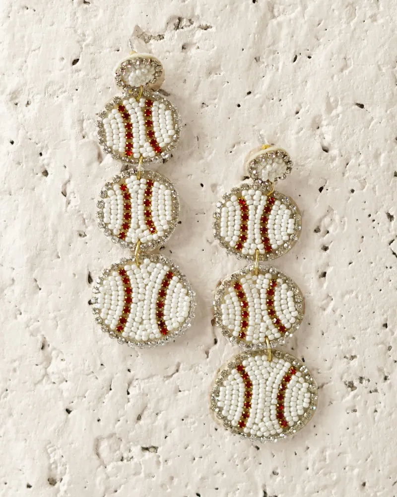 Baseball Earrings sold by Care Tucker