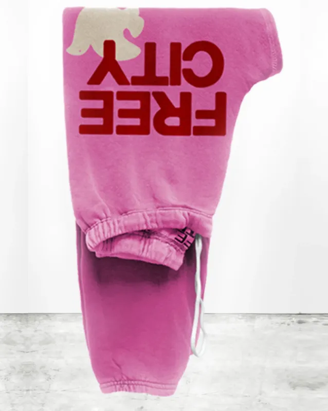FREECITYlarge sweatpant - pink lips cherry sold by Care Tucker