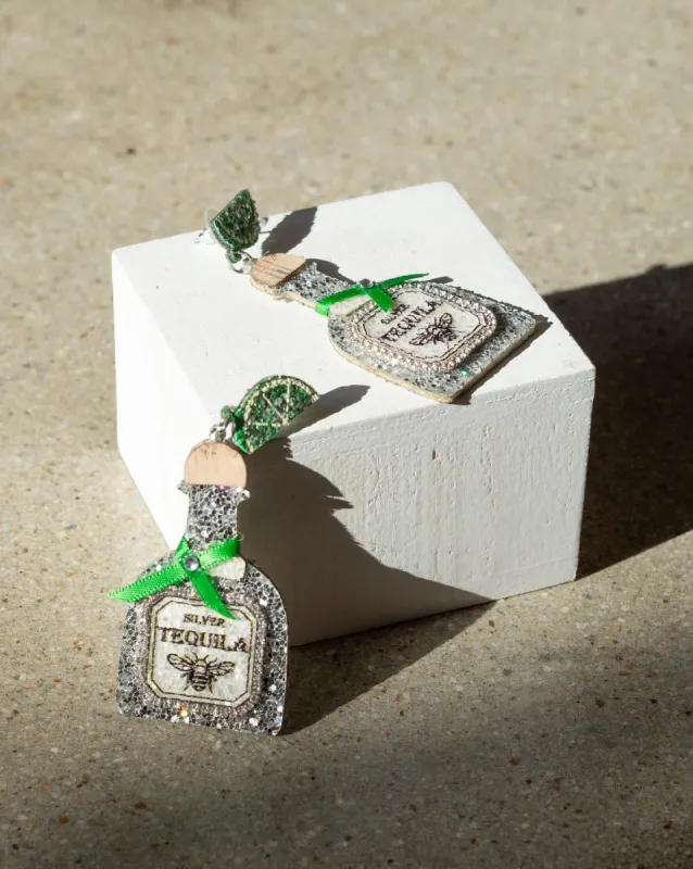 Tequila Glitter Earrings sold by Care Tucker