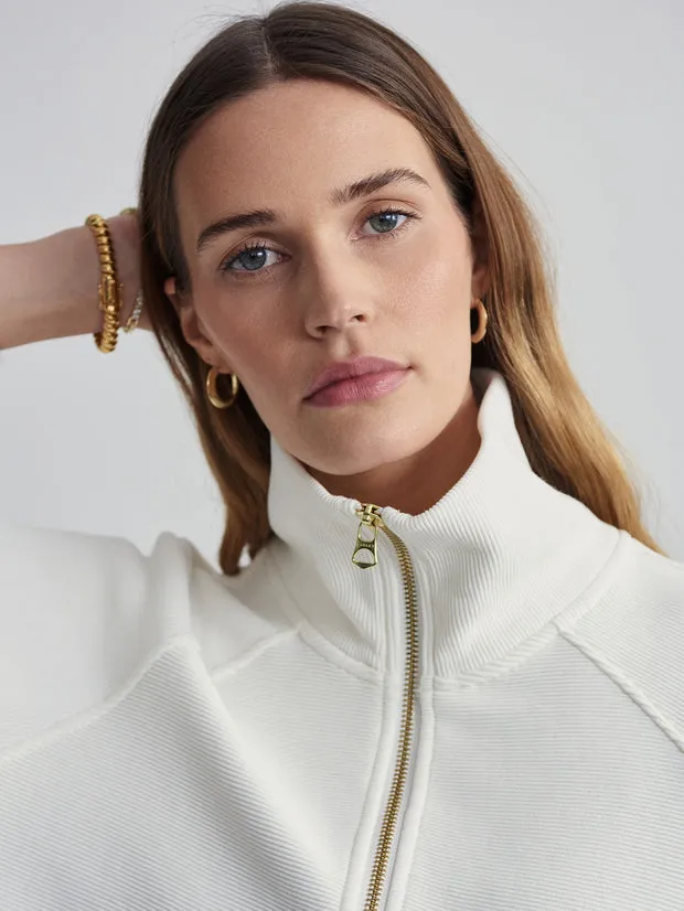 Milano Half Zip Sweat - Ivory sold by Care Tucker product image thumbnail 2