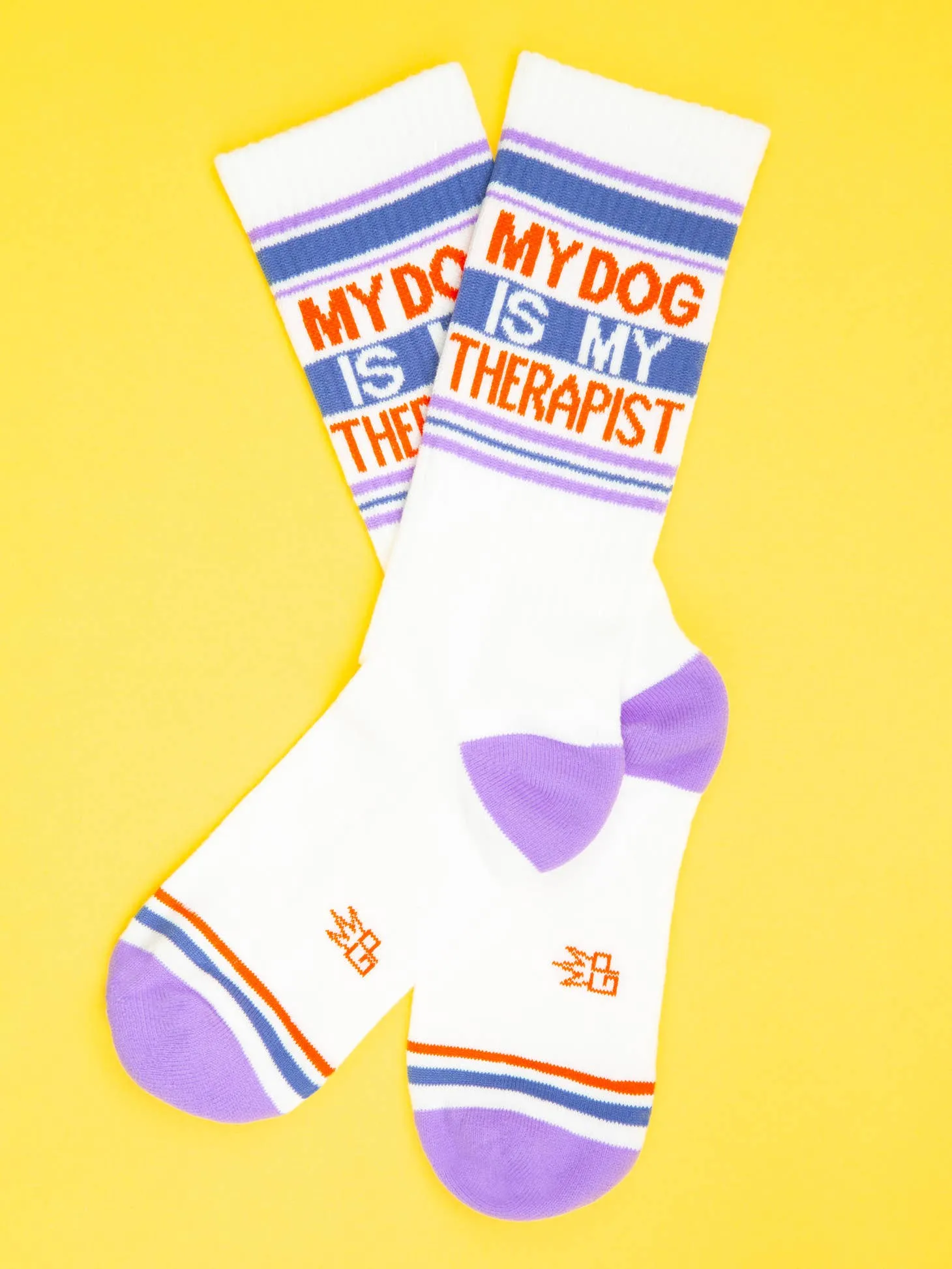 My Dog Is My Therapist Gym Crew Socks sold by Care Tucker product image thumbnail 2