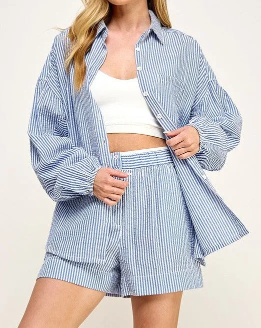 Getaway Striped Shorts sold by Care Tucker product image thumbnail 2