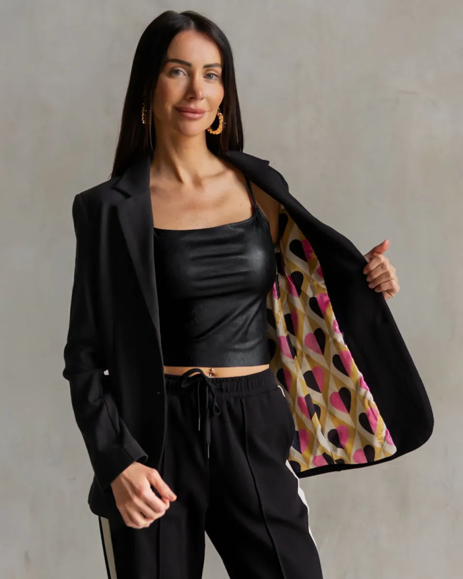 Morrison Interlock Blazer Black sold by Care Tucker product image thumbnail 5