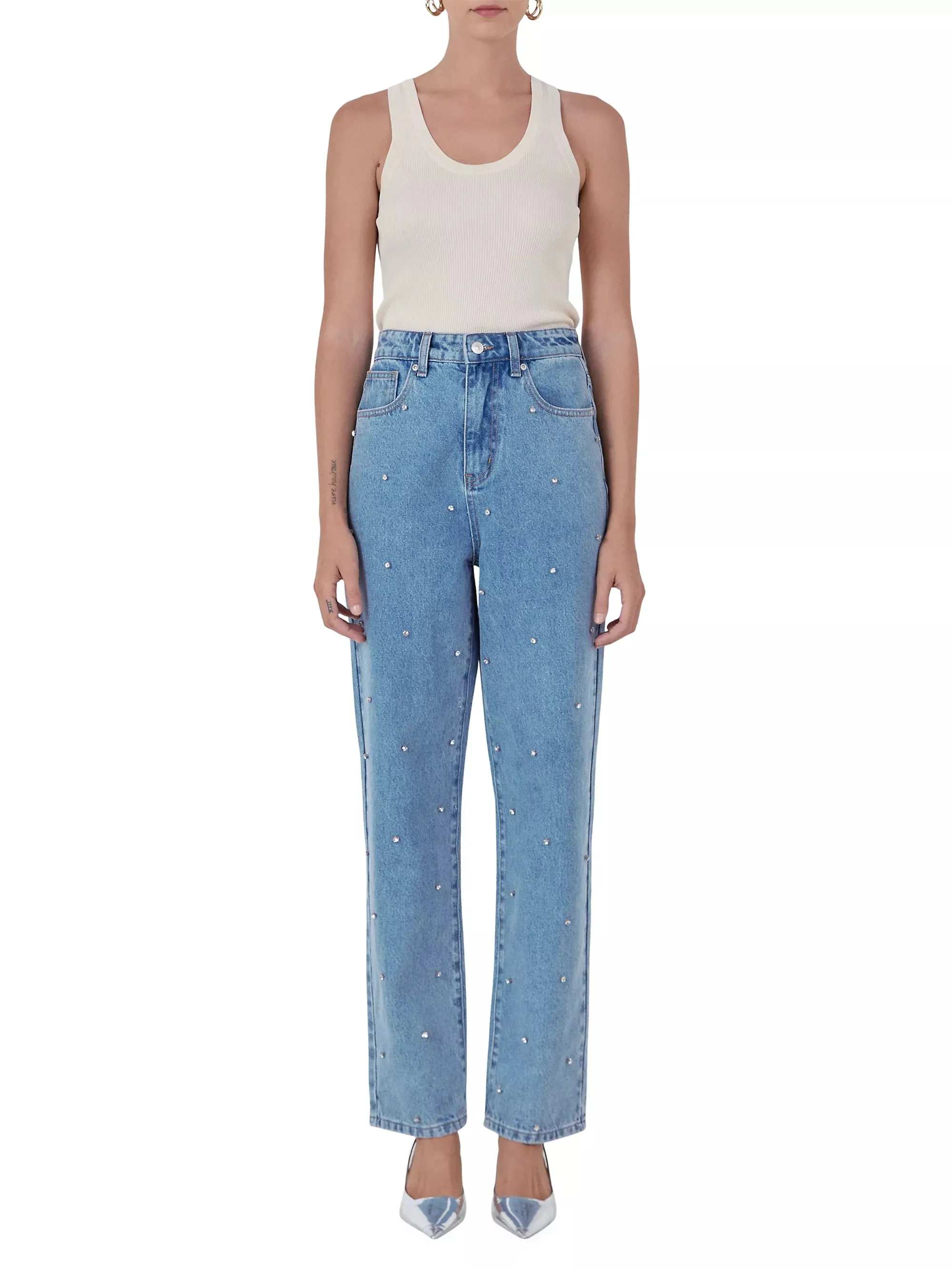 Basic Kris Ribbed Tank Top sold by Care Tucker product image thumbnail 4