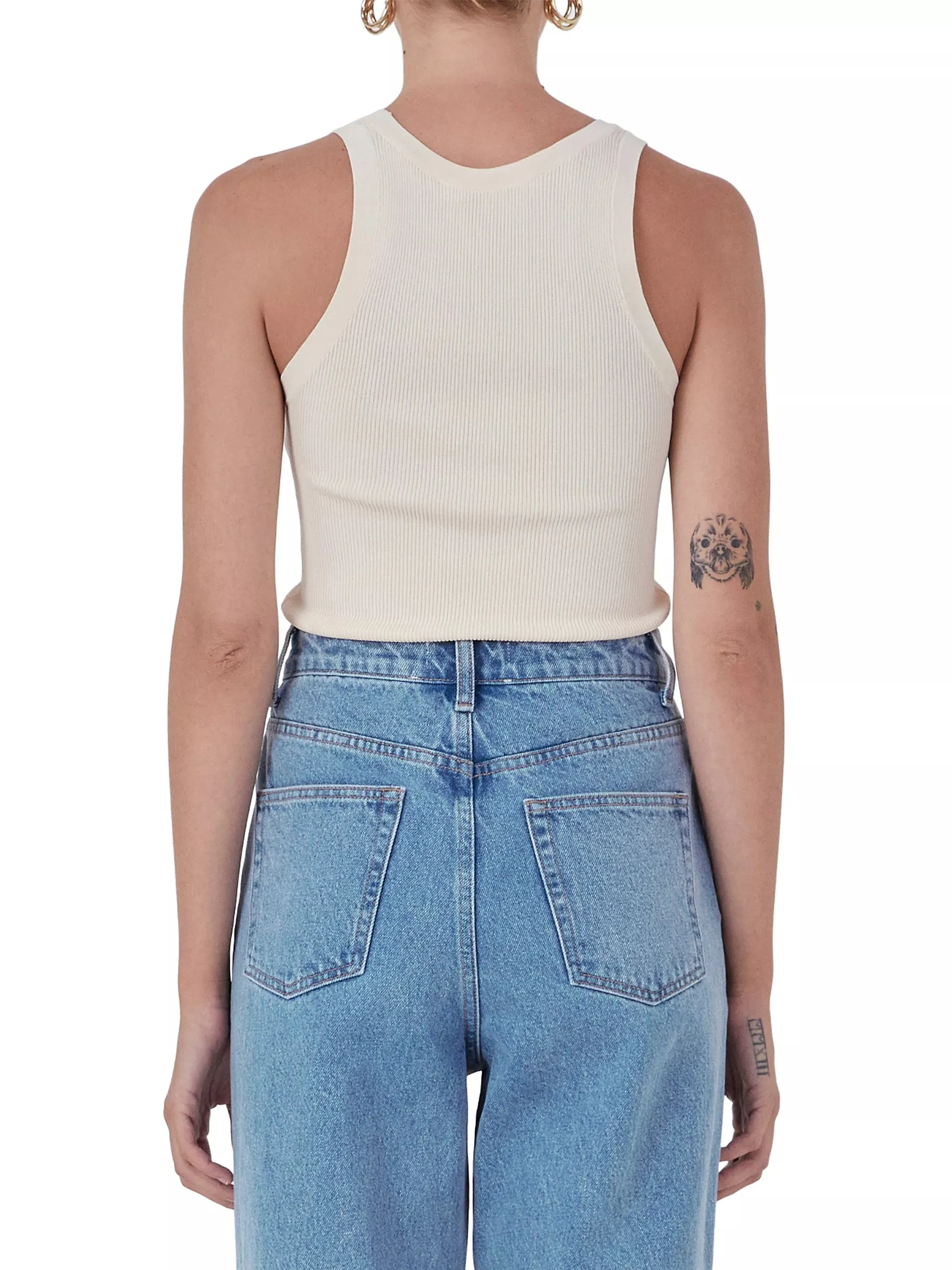 Basic Kris Ribbed Tank Top sold by Care Tucker product image thumbnail 3