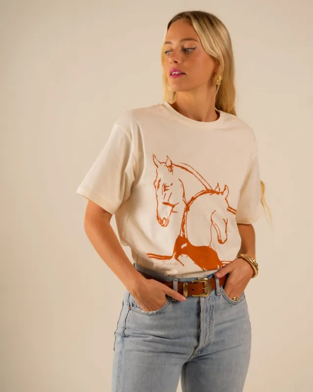 Marlie Tee Horses Embrace Ivory sold by Care Tucker