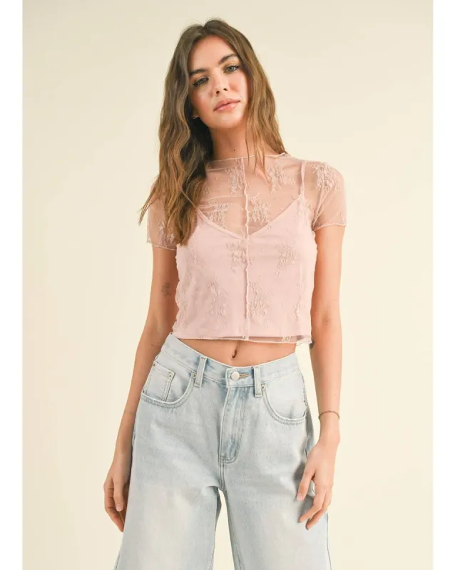 Paris Lace Top sold by Care Tucker