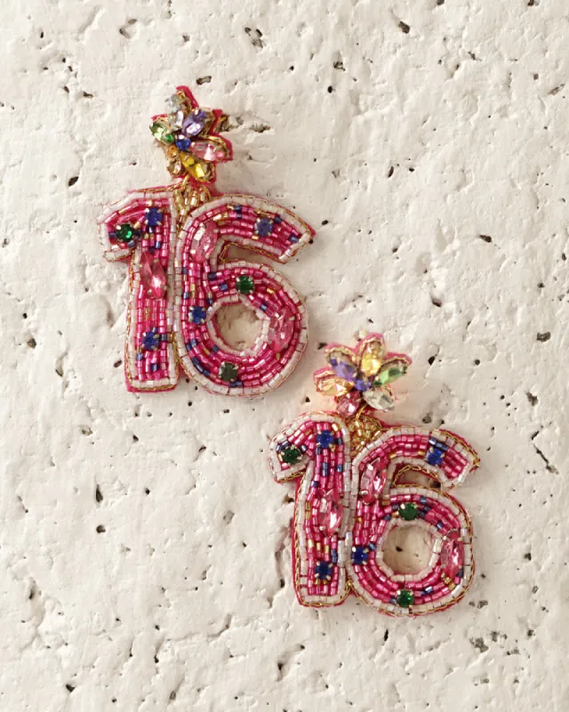 Sweet 16 Earrings sold by Care Tucker