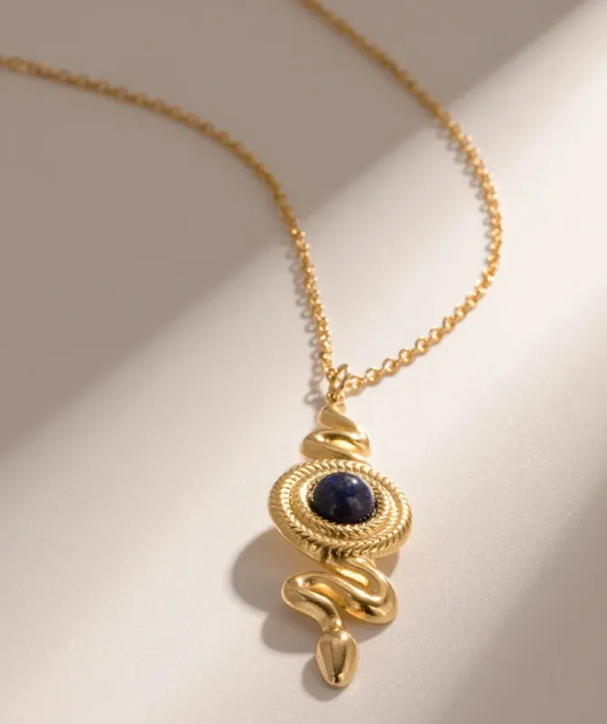 Sapphire Serpent Necklace sold by Care Tucker