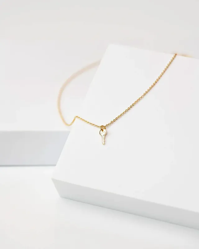 Mini Key Necklace sold by Care Tucker