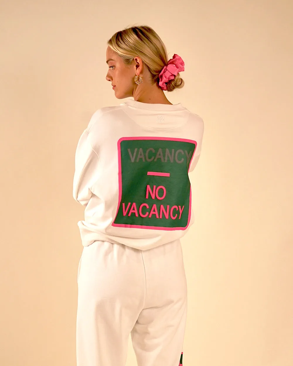 90’s Baggy Crewneck Beverly Hills White sold by Care Tucker product image thumbnail 2