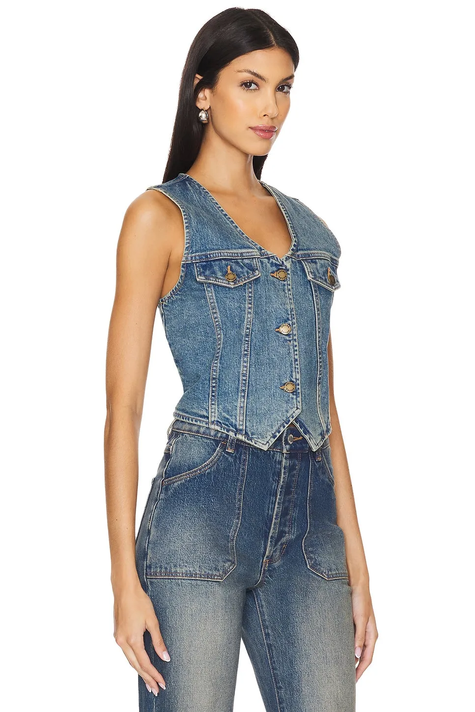 Morgan Vest - Vintage Blue sold by Care Tucker product image thumbnail 2