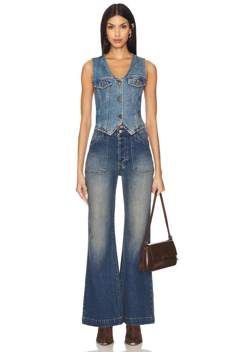 Morgan Vest - Vintage Blue sold by Care Tucker product image thumbnail 4