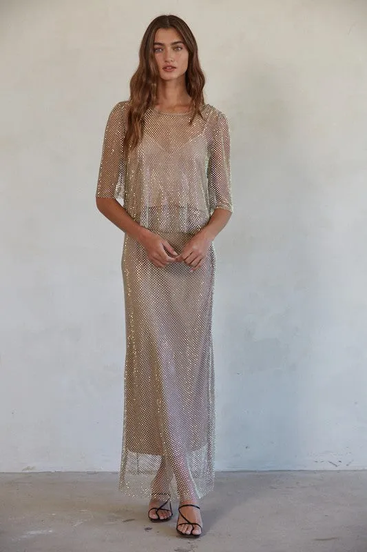 Shanna Rhinestone Blouse sold by Care Tucker product image thumbnail 3