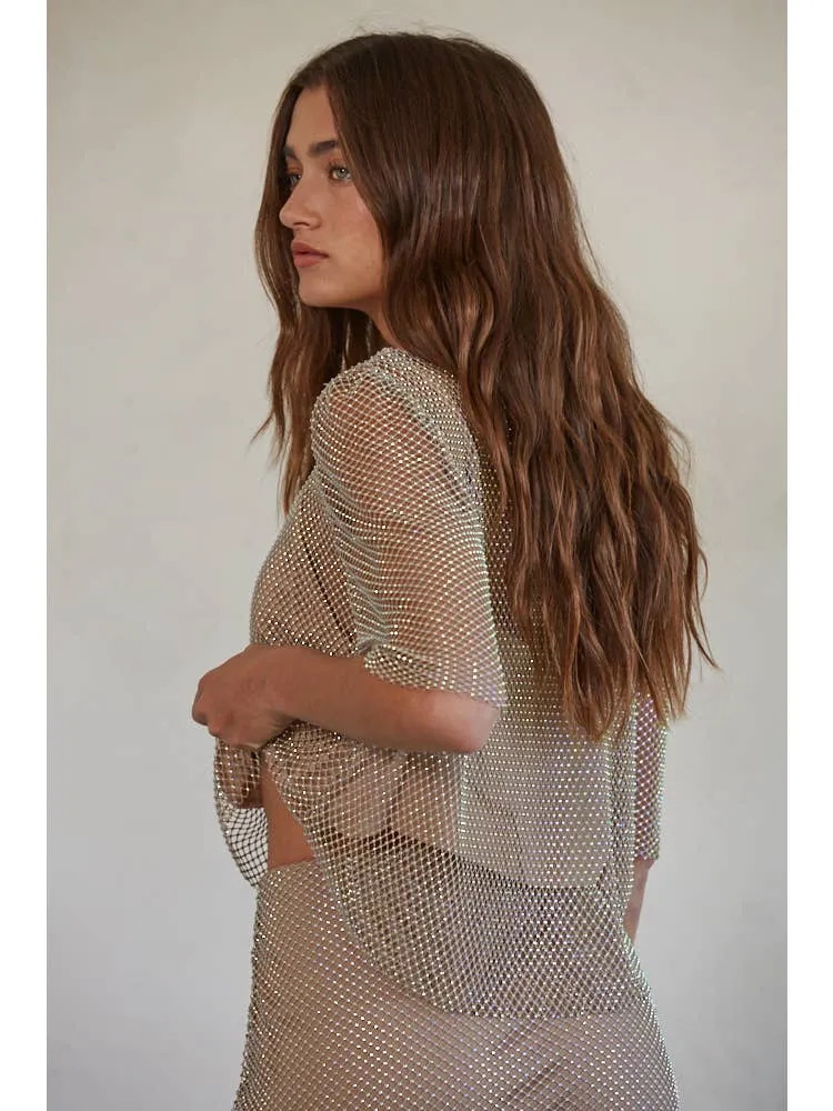 Shanna Rhinestone Blouse sold by Care Tucker product image thumbnail 2