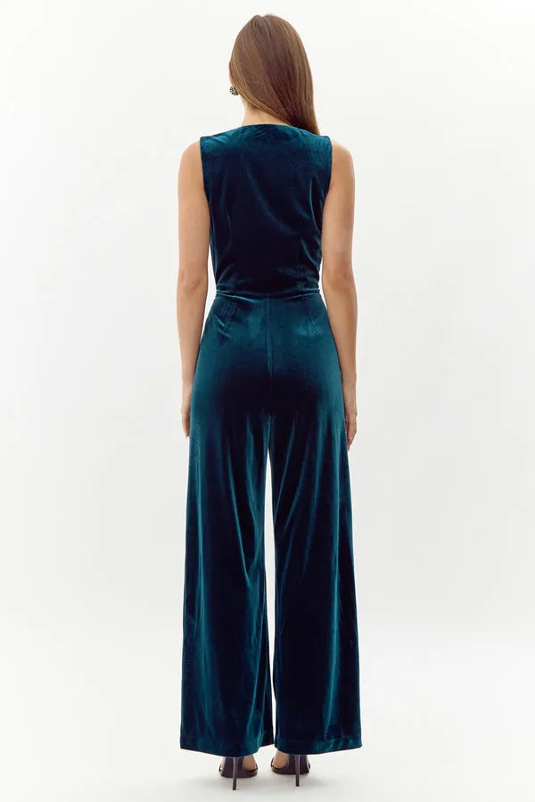 Marina Velvet Jumpsuit sold by Care Tucker product image thumbnail 2