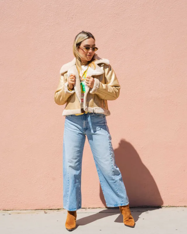 BOMBER GOLD JACKET sold by Care Tucker