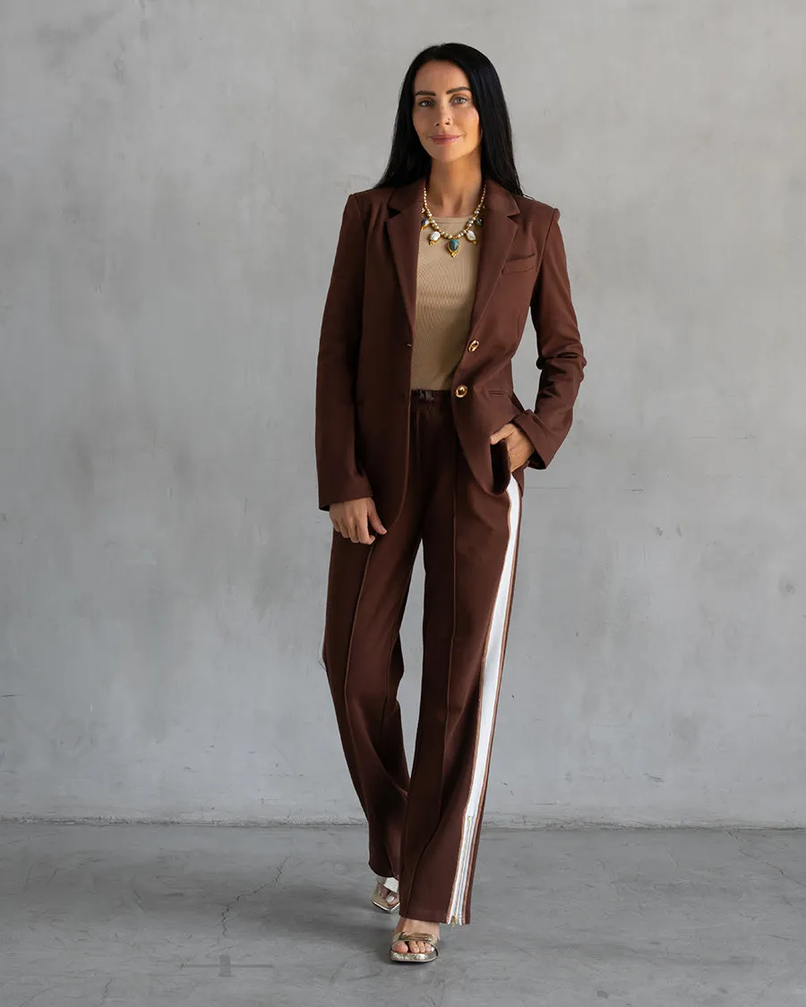 Morrison Interlock Blazer Espresso sold by Care Tucker