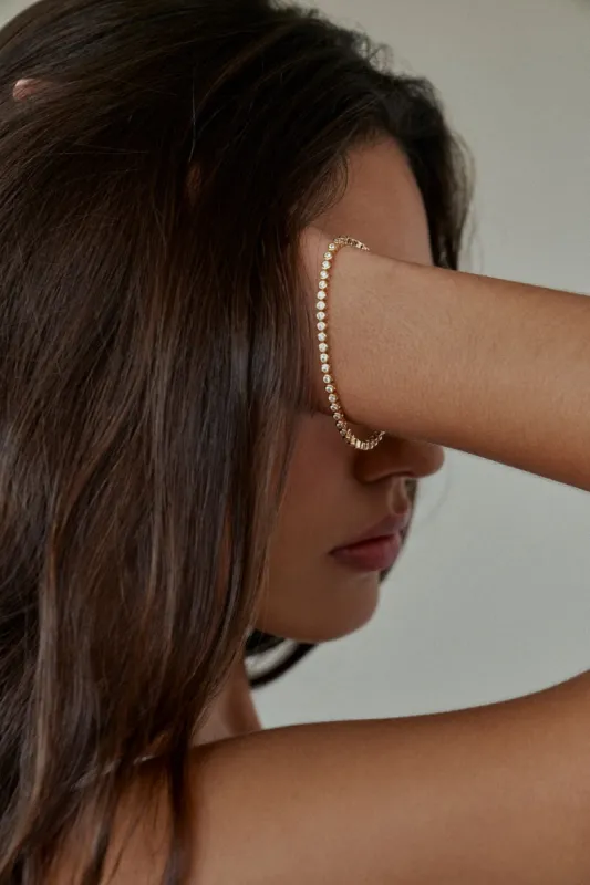 Mini Amina Tennis Bracelet sold by Care Tucker