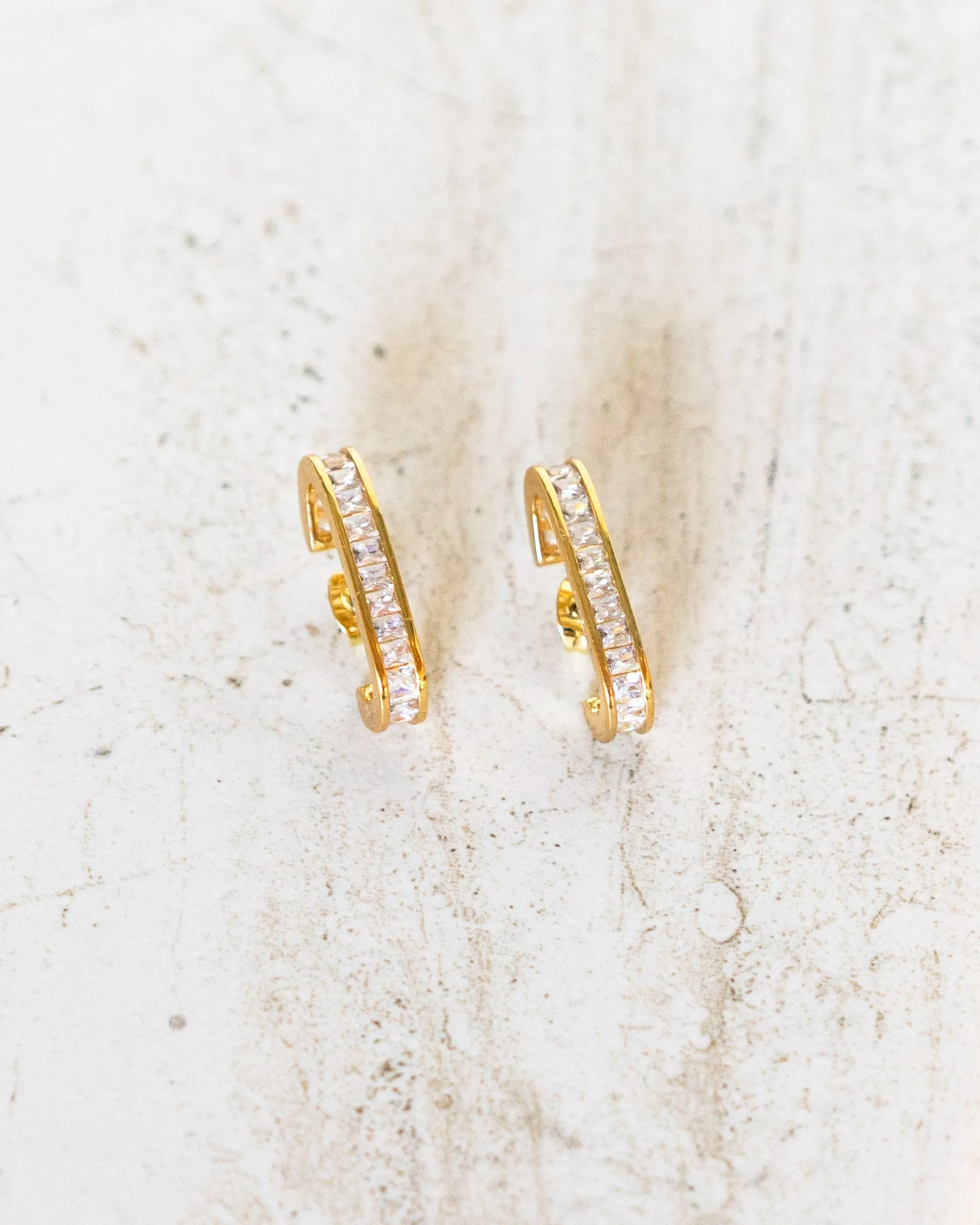 Rhinestone Ear Climbers sold by Care Tucker