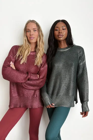 PIPER LEGGING Merlot Shine sold by Care Tucker product image thumbnail 5