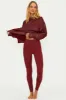 PIPER LEGGING Merlot Shine sold by Care Tucker
