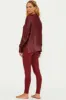 PIPER LEGGING Merlot Shine sold by Care Tucker