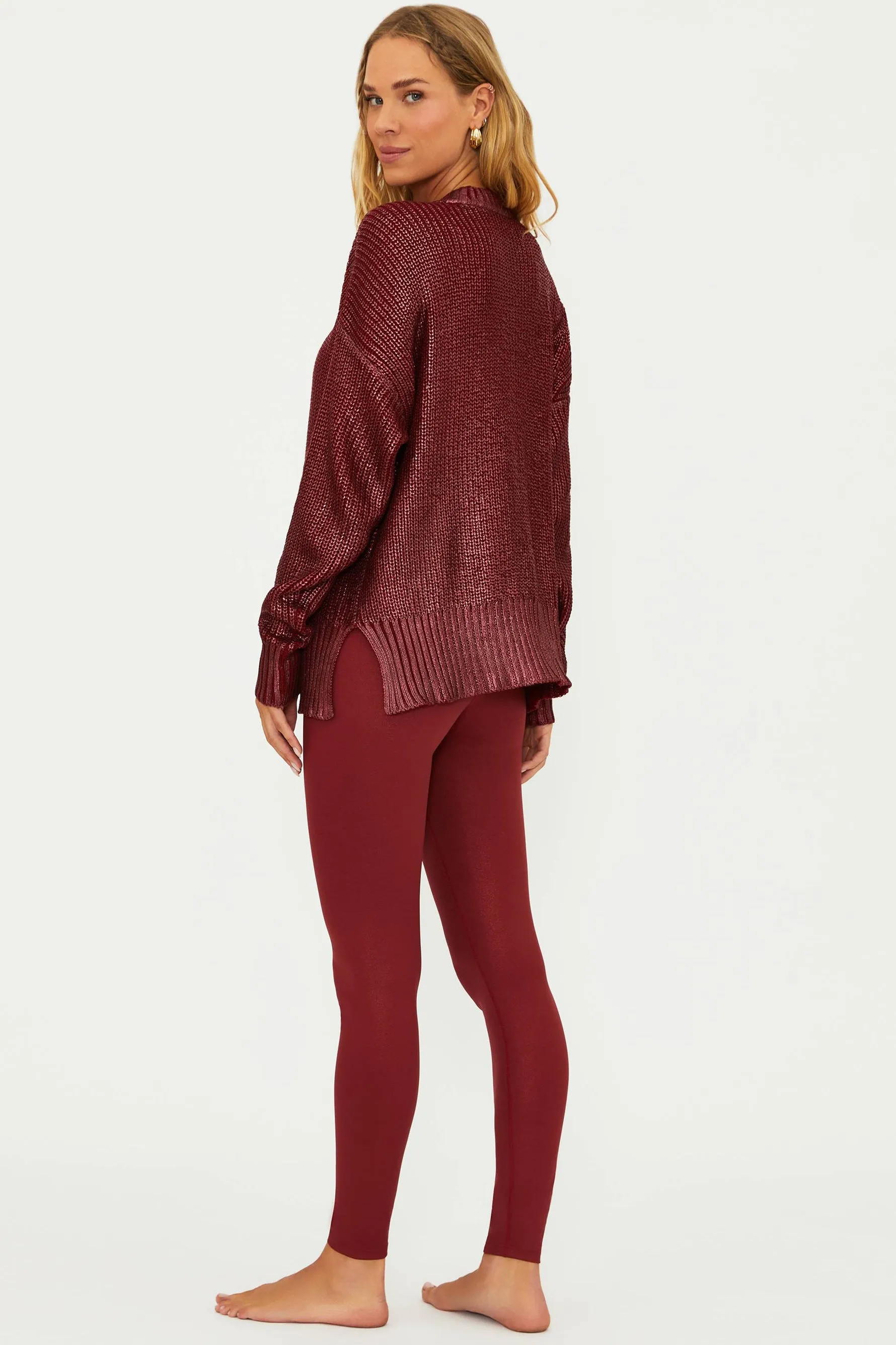 PIPER LEGGING Merlot Shine sold by Care Tucker product image thumbnail 4
