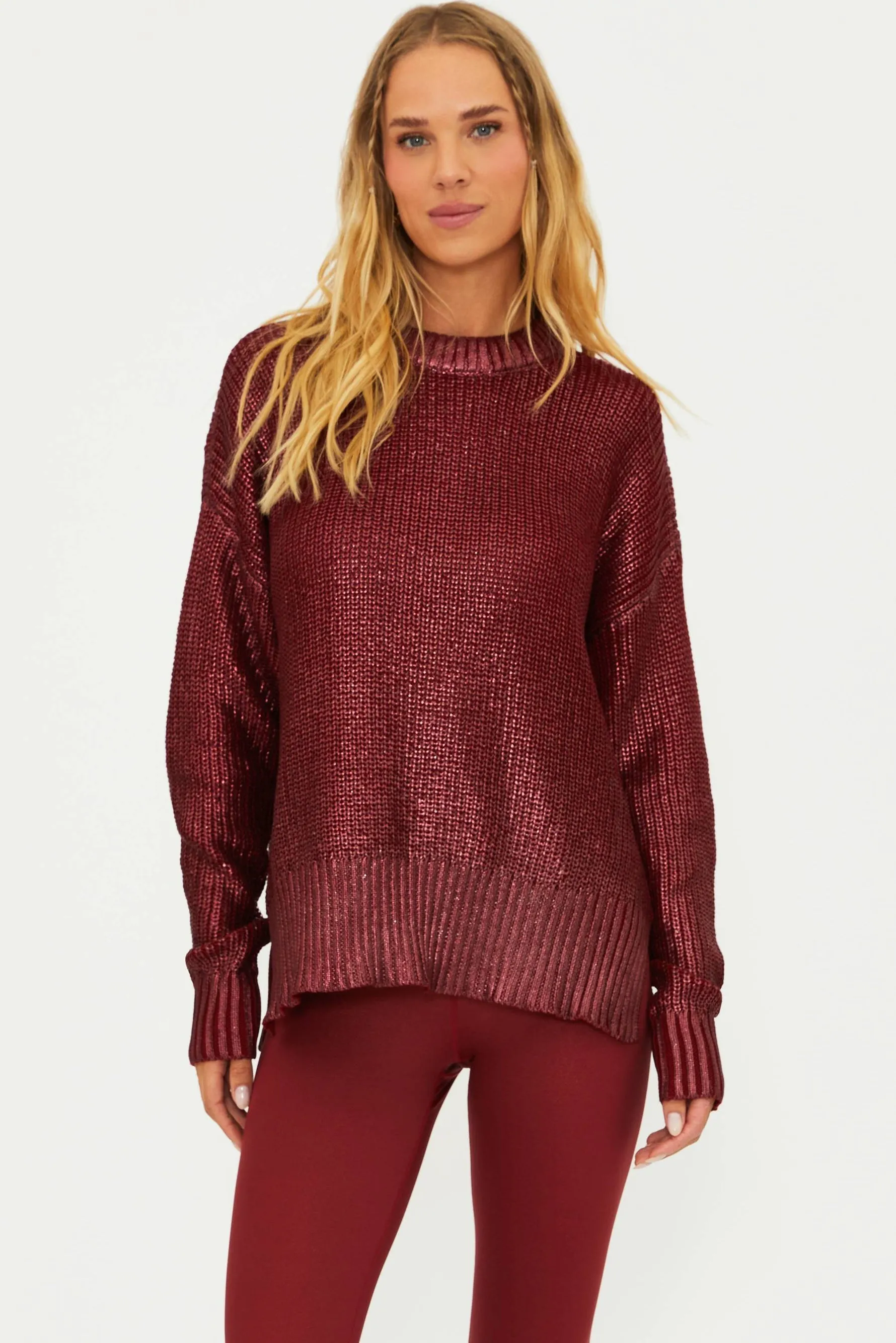 Callie Sweater Merlot Shine sold by Care Tucker product image thumbnail 2