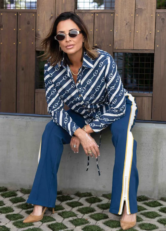 Secretariat Poplin Shirt - Horsebit (Sailor) sold by Care Tucker