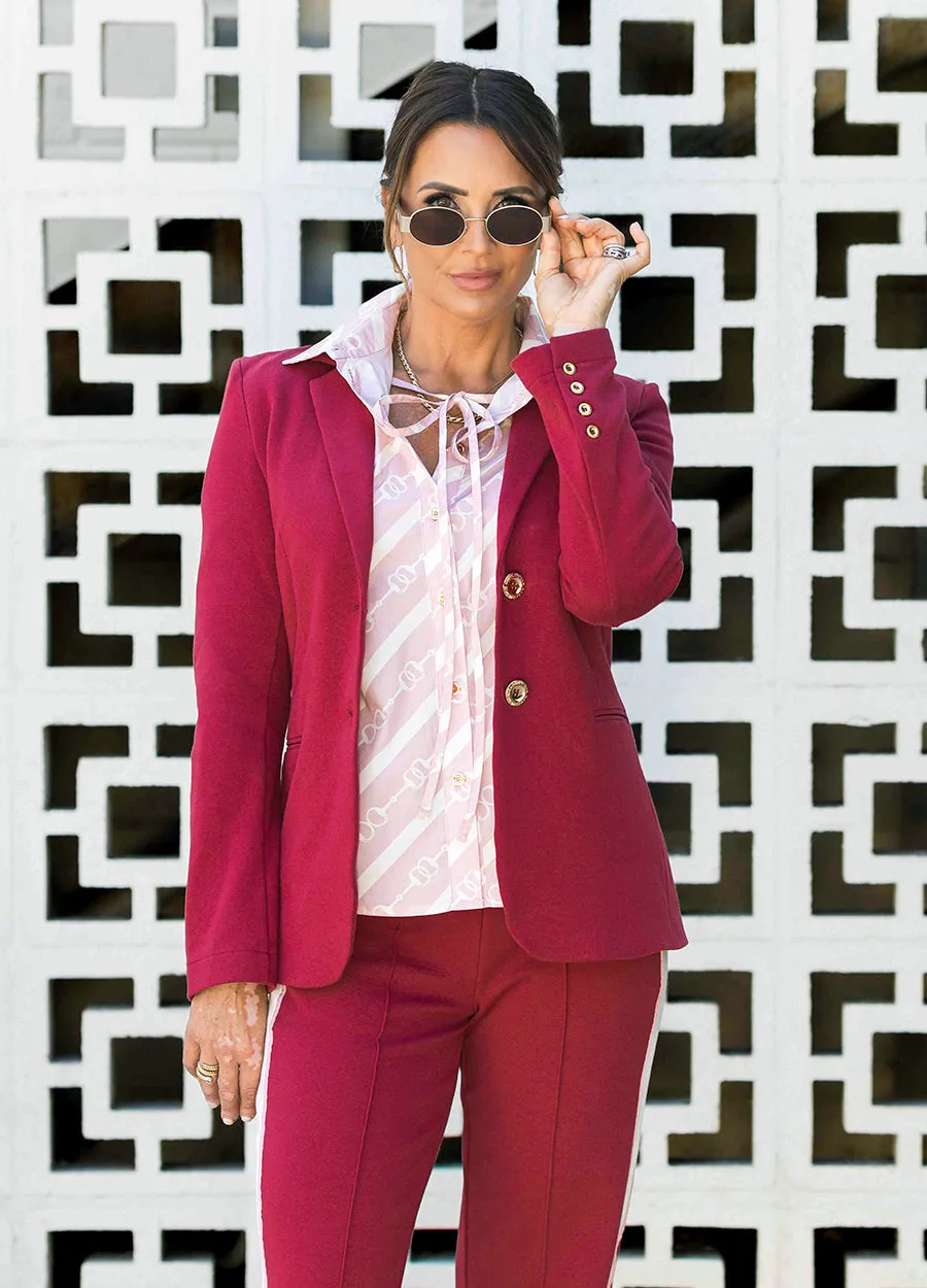 Secretariat Poplin Shirt - Horsebit (Dusty Rose) sold by Care Tucker product image thumbnail 3