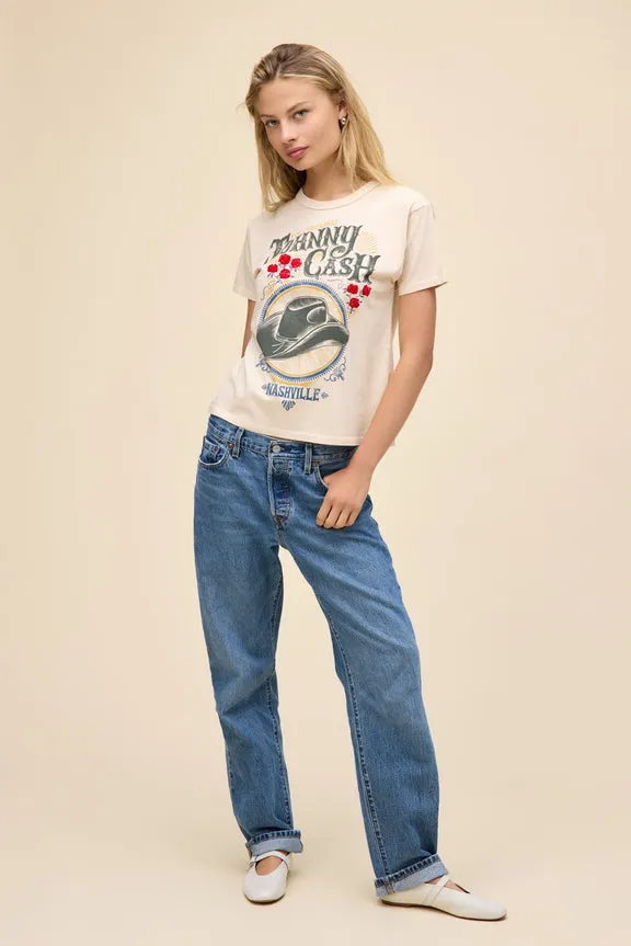 Johnny Cash The Fabulous Ringer Tee sold by Care Tucker product image thumbnail 4