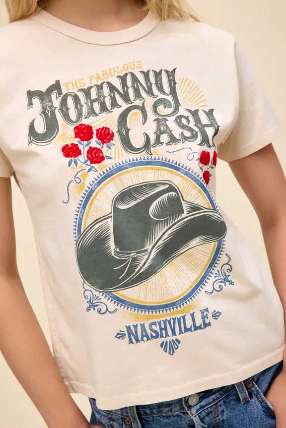 Johnny Cash The Fabulous Ringer Tee sold by Care Tucker product image thumbnail 2