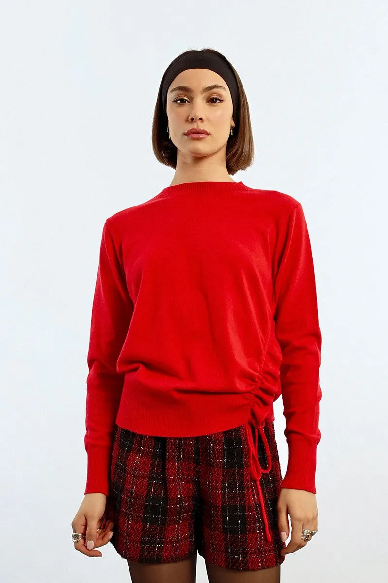 KNITTED SWEATER, ASYMMETRICAL LINK sold by Care Tucker product image thumbnail 5