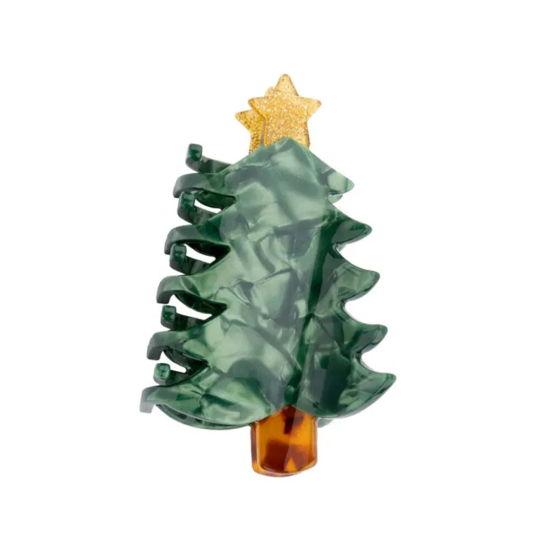 Christmas Tree Hair Claw Clip sold by Care Tucker